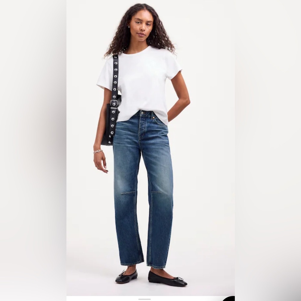 Madewell Darted Barrel-leg Jean